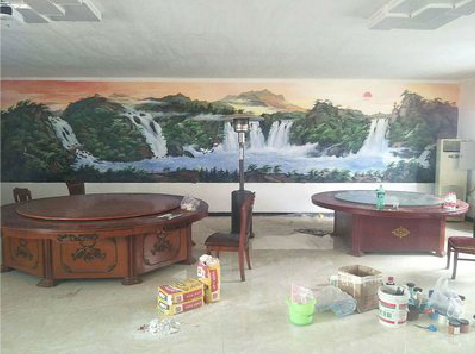 大荔县墙绘-写实风景