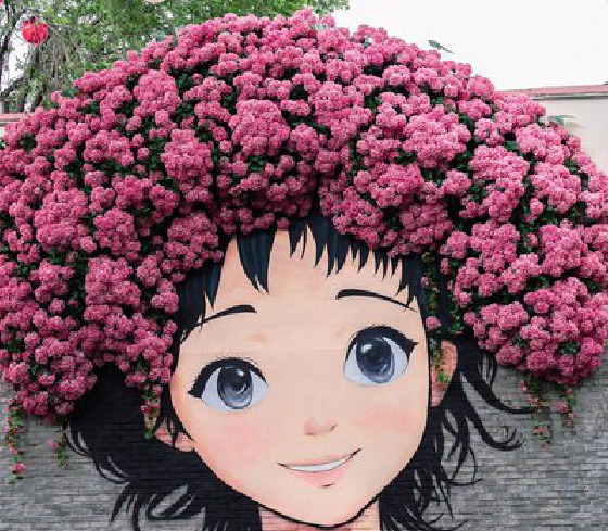 大荔县墙体彩绘-网红墙打卡