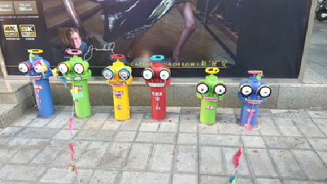 大荔县商业区彩绘