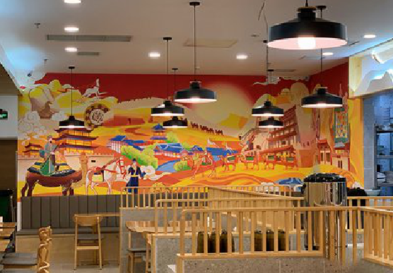 大荔县商业空间彩绘介绍。