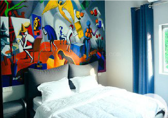 大荔县对于酒店的墙体彩绘而言更注重哪些方面？