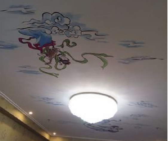 大荔县如何快速绘制天花板上的手绘墙？