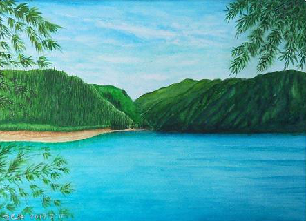 大荔县在墙绘中，如何绘画绿水青山？