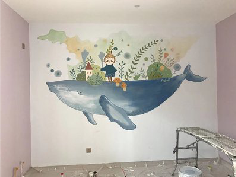 大荔县手绘墙的特点及优势。